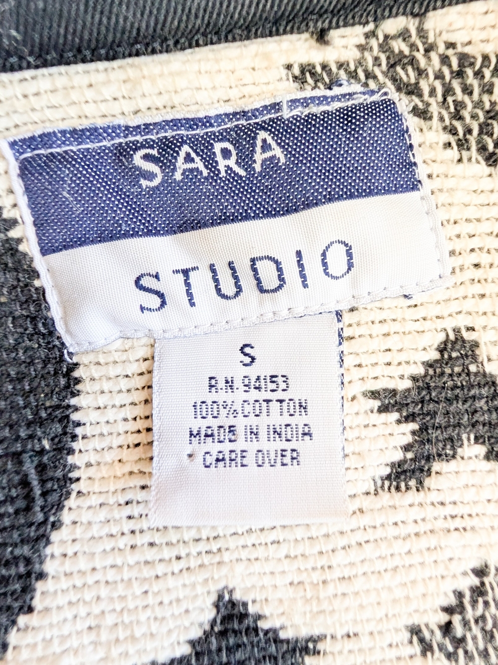 Vintage Sara Studio Whimsigoth Sun And Moon Tapestry Jacket Women's Size Small - Picture 3 of 9